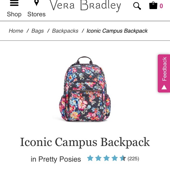 NWT Vera Bradley Backpack - Picture 2 of 3